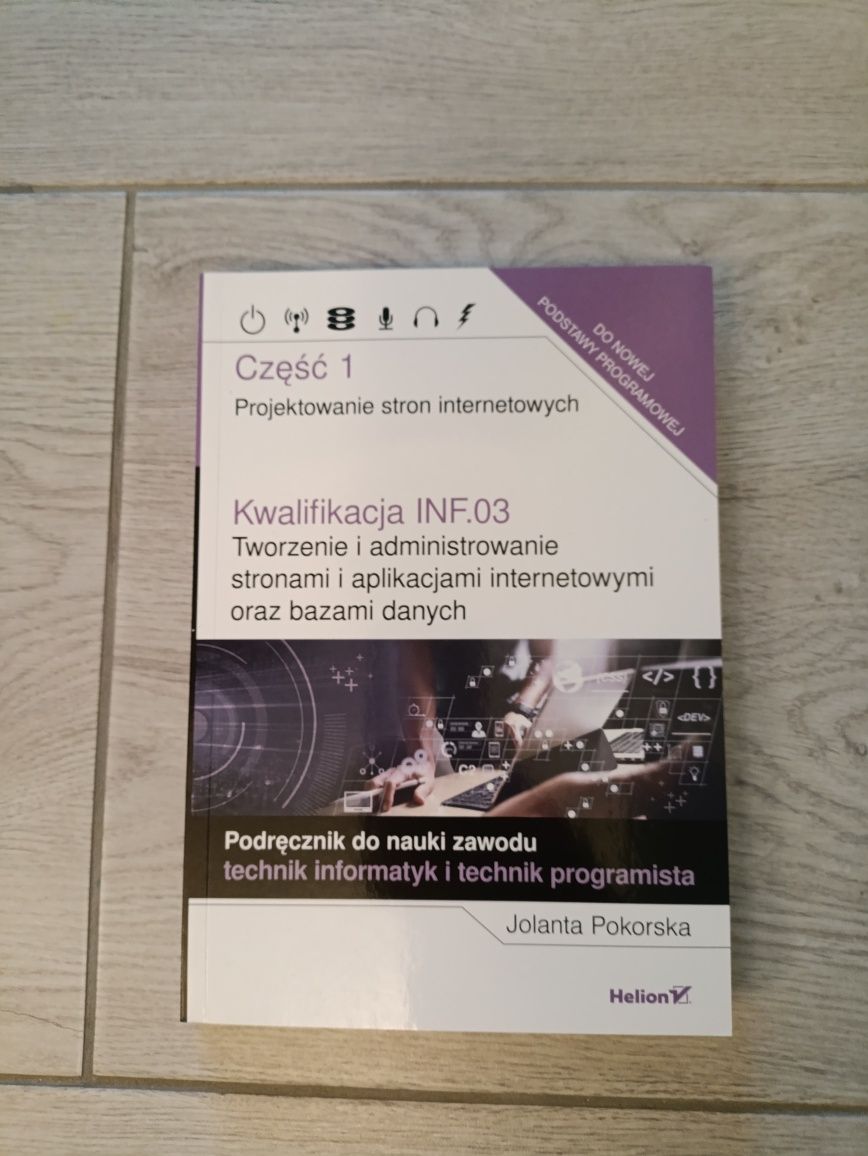 Podręcznik Helion INF.03 Projektowanie stron internetowych