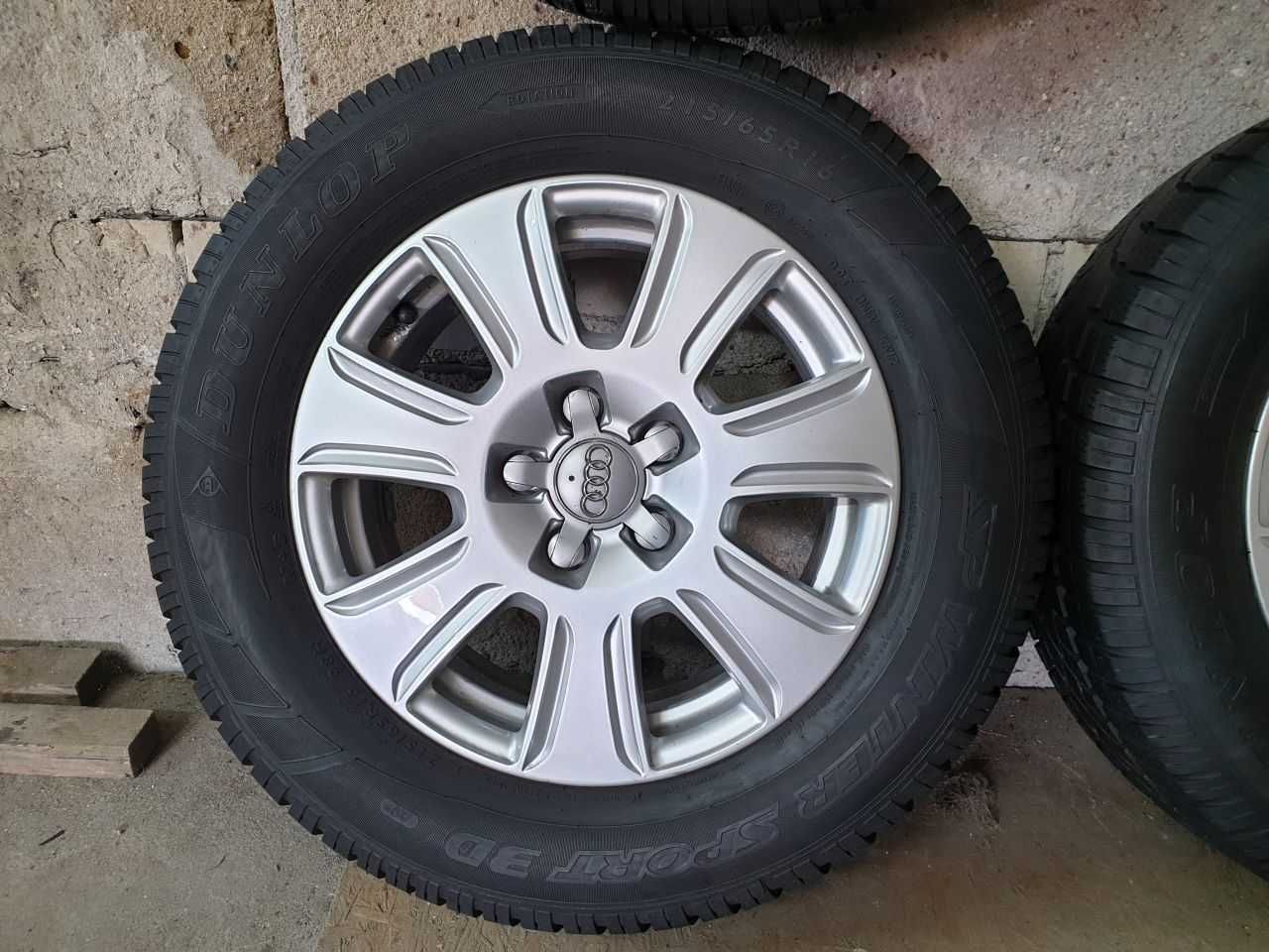 Felgi aluminiowe koła Audi R16 5x112 opony 215/65R16 7mm
