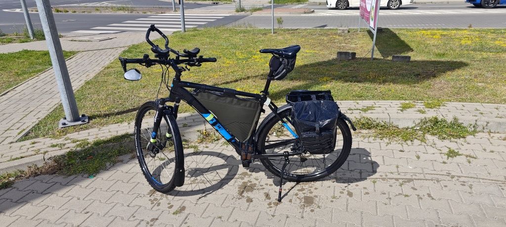 Rower górski Cube Aim Pro XL 29" MTB + sakwy torby oświetlenie lemondk