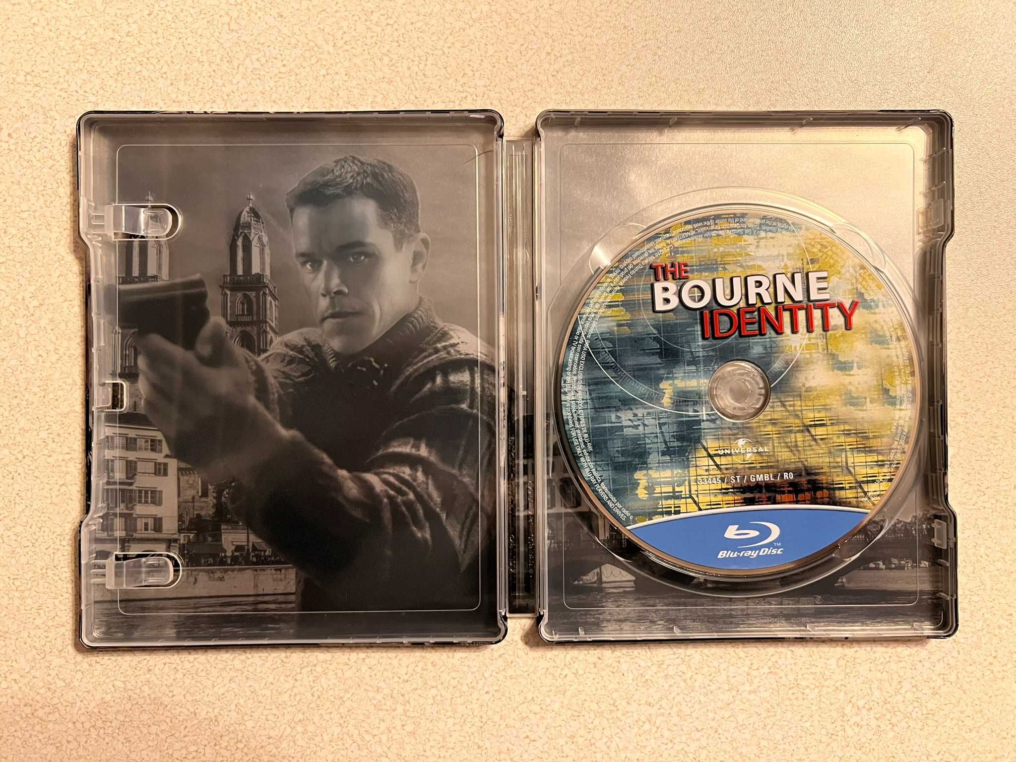 The Bourne Identity Blu-Ray Steelbook PL + protektor