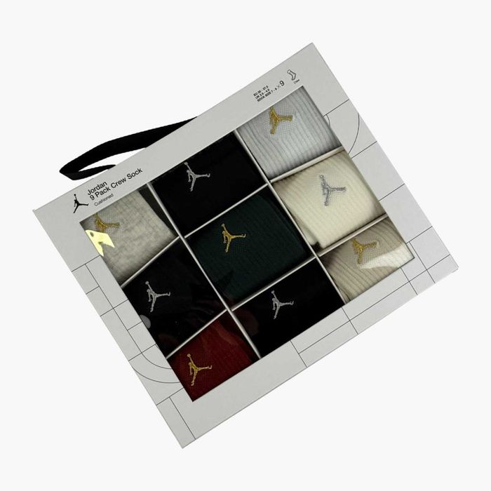Подарунковий Box з шкарпетками Jordan JHN J HOL 9Pk |BJ0810-X58| Оригі