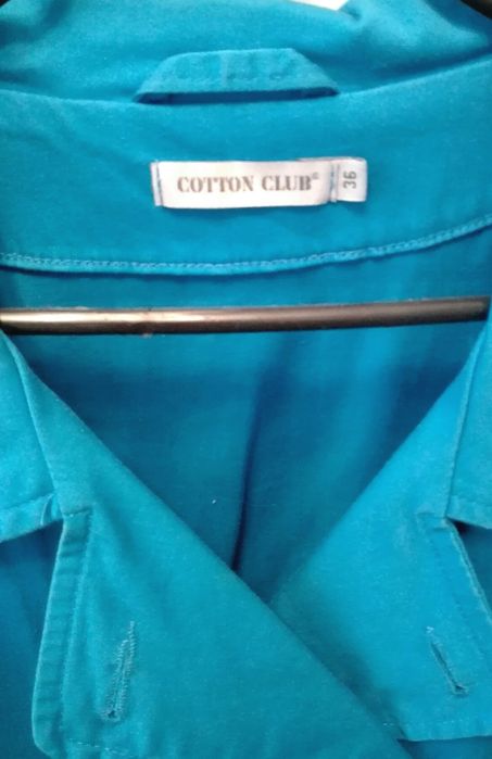 Piekna oryginalna bluzka tunika żakiet Cotton Club 36-38 chaber tanio