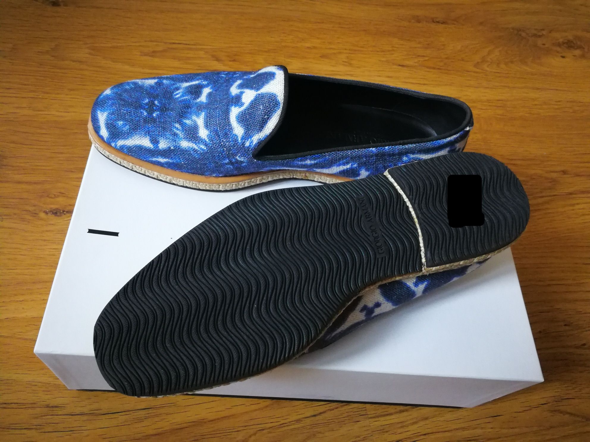 buty GIORGIO ARMANI ( w sprzedaży też- versace gucci prada hugo d&g )