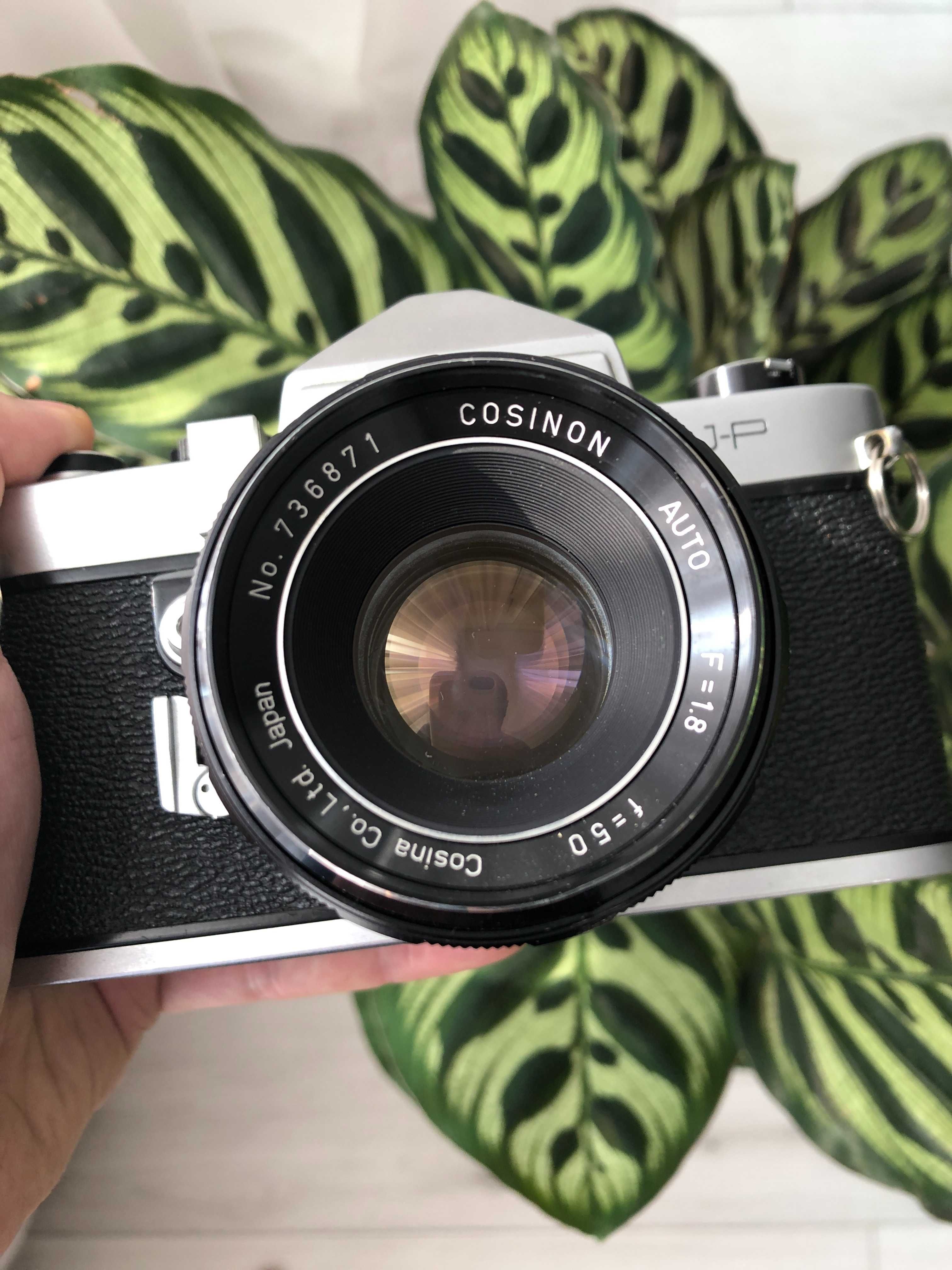 Фотокамера Yashica J-P з Обєктивом Cosinon Auto 50mm f/1.8