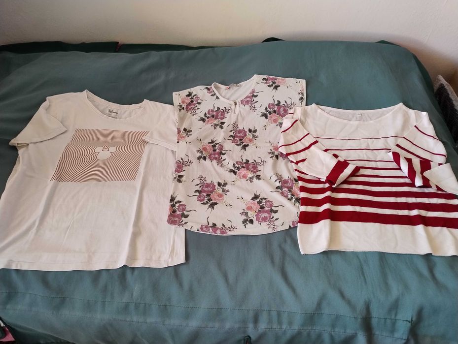 Bawełniana koszula nocna z koronką, satynowa piżama szara, bluzka