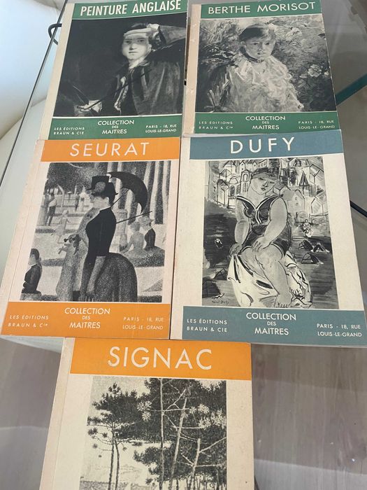 Collection des Maitres - Brochuras de arte francesa vintage