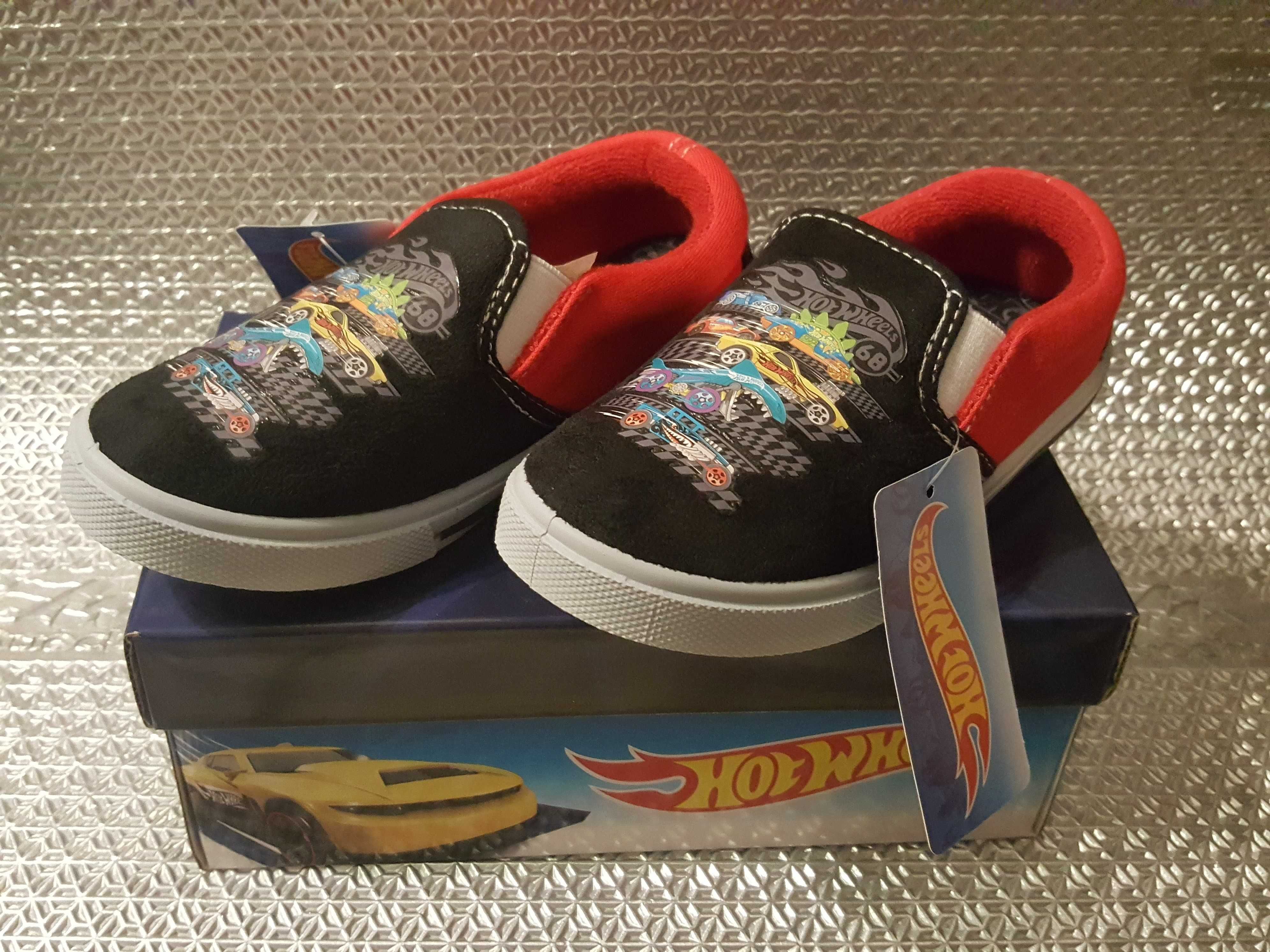 Tenisówki Trampki dziecięce AUTA firmy HOT WHEELS r 25