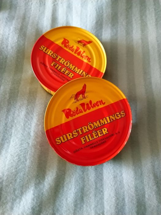 Рибна консерва сюрстреммінг Surstromming Roda Ulven 400 гр філе Швеція