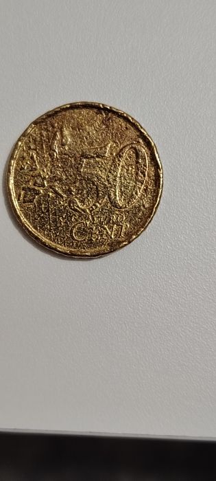 Moeda 50cts 2001 Espanha