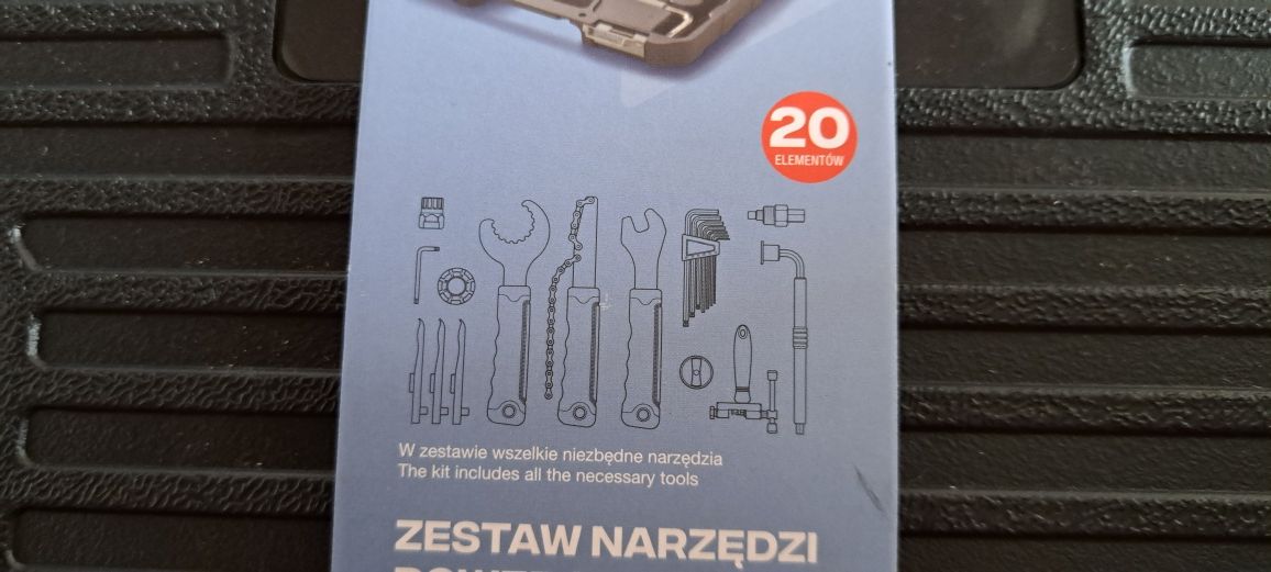 Zestaw narzedzi do naprawy i serwisu roweru, nowy 20 elementow