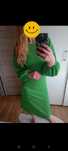 Sukienka zielona midi Gina Tricot