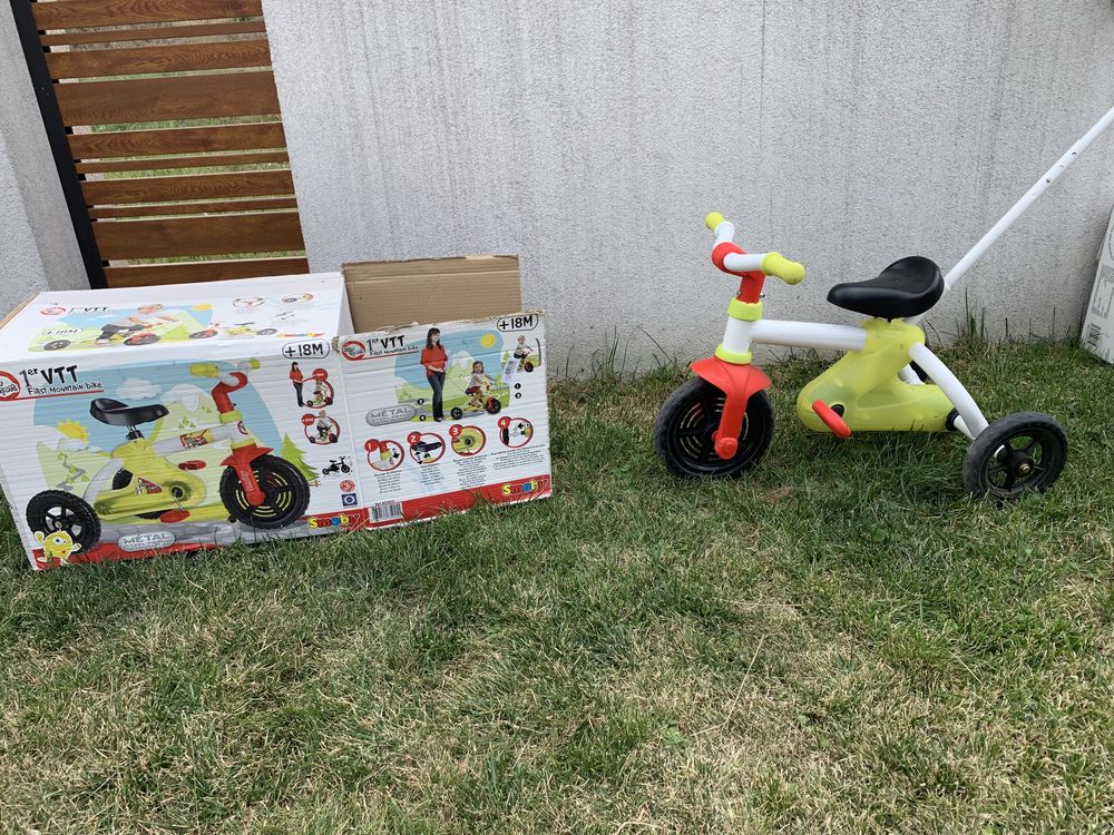Smoby rowerek trzykolowy - łańcuch. Pedaly nie na przednich kołach!!!