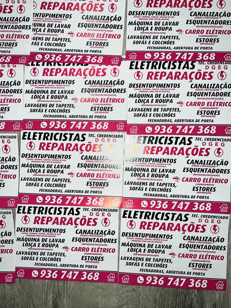 ELETRICISTA 24h. Curto corcuito quadro eletrico , tomada