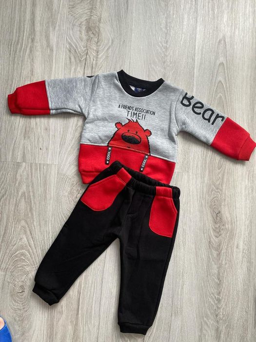 Теплий костюм для хлопчика 80- 86 см