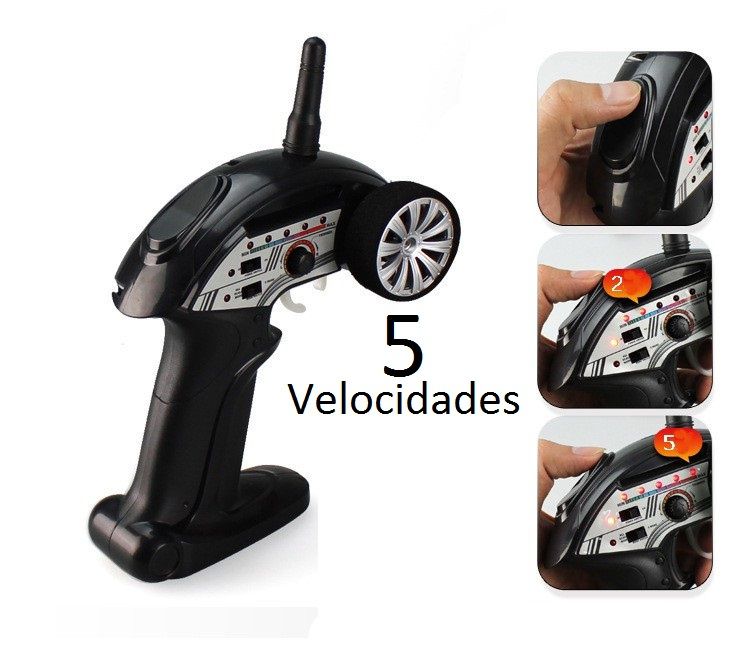 L939 - Carro RC Direção Progressiva 5 Velocidades