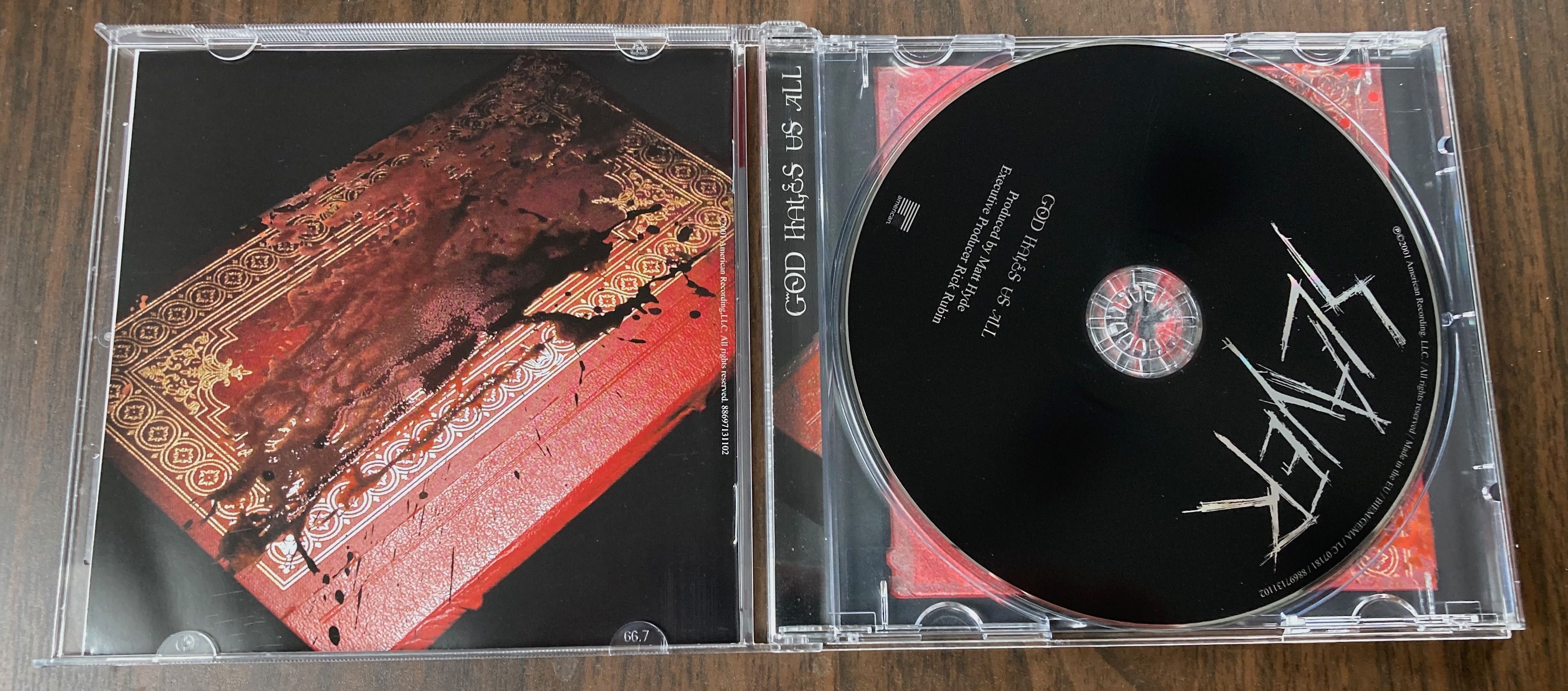 Slayer "God Hates Us All" CD
