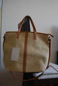 Reserved wiklinowy shopper NOWY metka zaraz + Blondme gratis