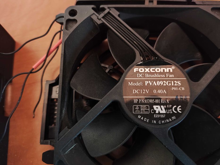 2 wentylatory z obudową do komputera HP Workststion Z420