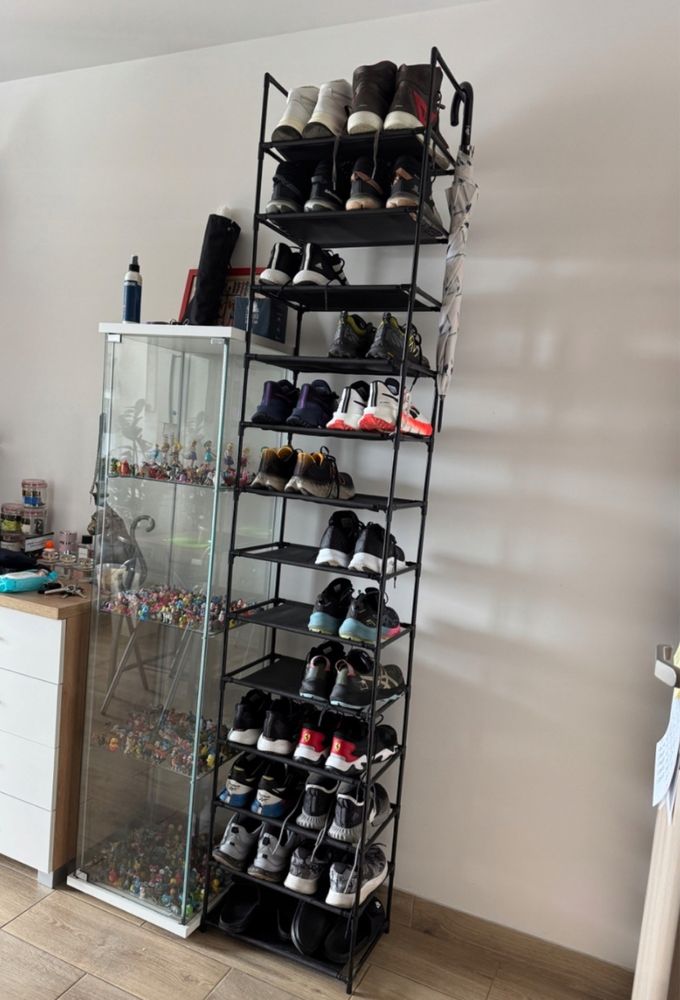 Stojak na buty SONGMICS – 10 poziomów, metalowy, nowy