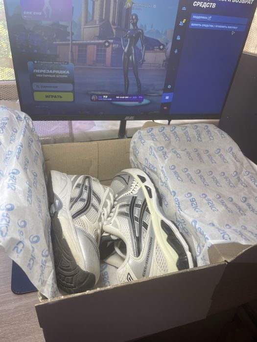 Кроссовки Asics gel-kayano 14 • silver beige • 38