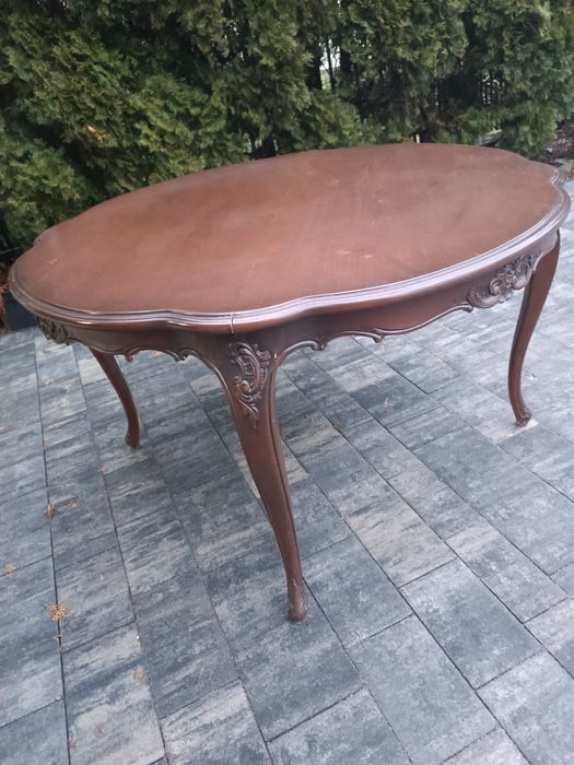 Piękny stary stół Ludwikowski