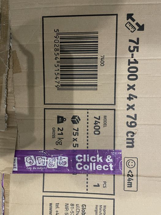 Barierka zabezpieczajaca na schody RICOKIDS + druga gratis