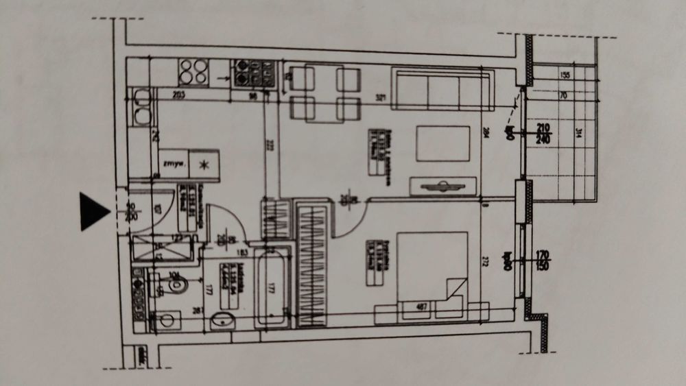 Mieszkanie 44m2 w nowym bloku Vivaldi w Warce