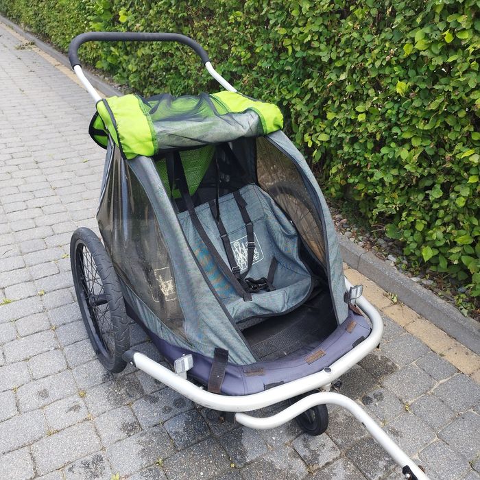 Przyczepka rowerowa jogger wózek dziecięca dwuosobowa Croozer Kid 2 3w