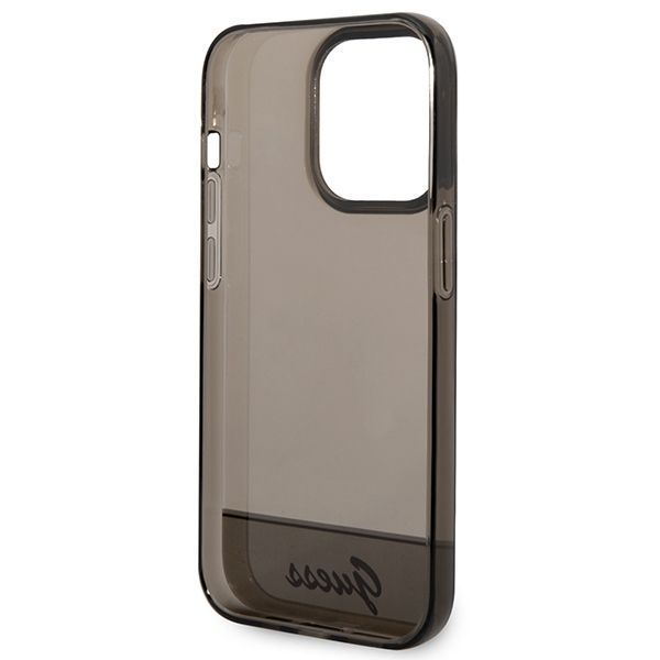 Guess Etui na iPhone 14 Pro Max 6,7" - Czarne/Etui Guess Translucent