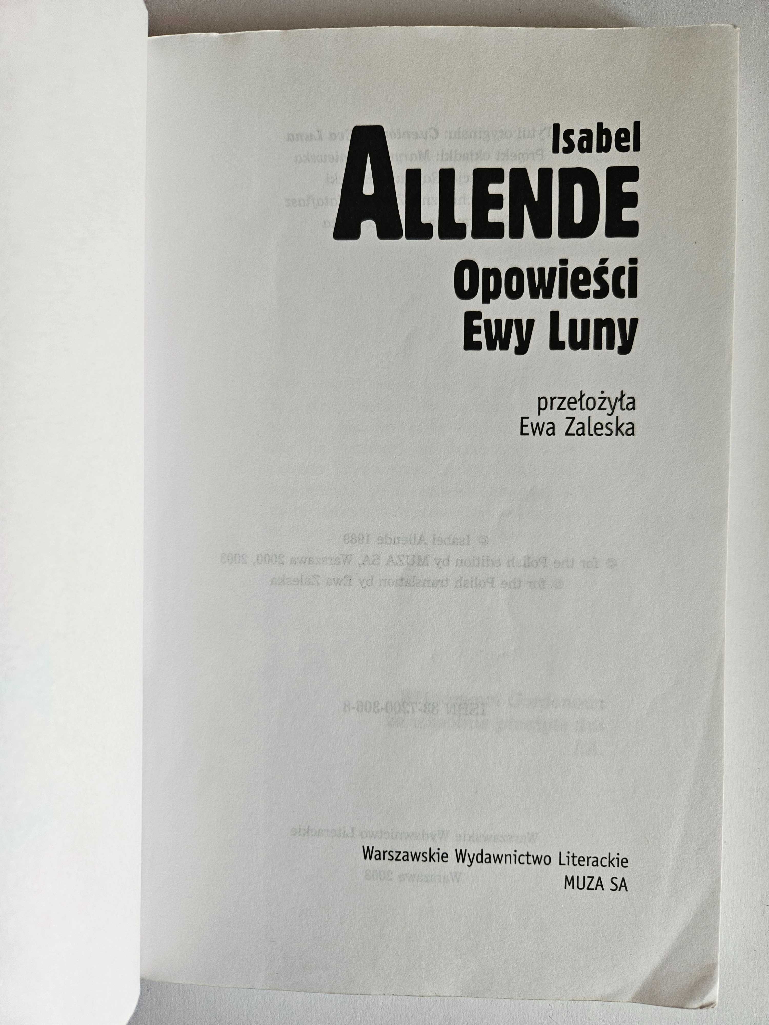 Opowieści EWY LUNY - Isabel Allende