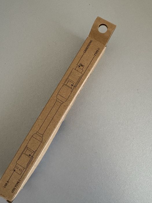 Универсальный брелок кабель с открывалкой провод USB Lightning Type-C