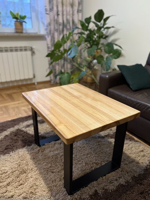 Stolik loftowy – jesion, rękodzieło