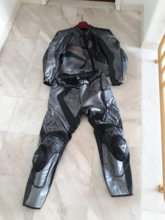 Fato moto Dainese em pele