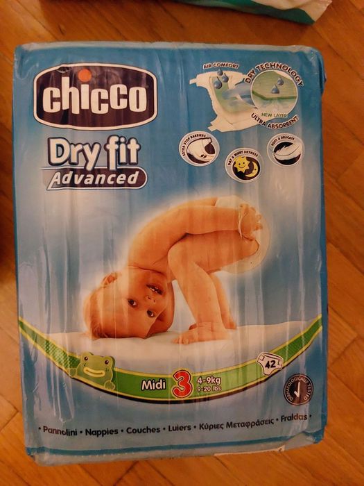 Розмір 3 підгузки Chicco чіко