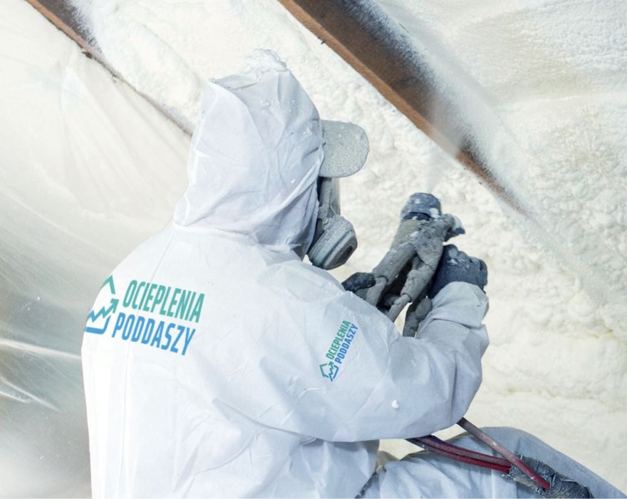 Ocieplanie poddaszy, Piana Pur, ocieplenia pianką Kraków,