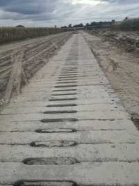 Podkłady kolejowe betonowe zbrojone utwardzenie droga plac słupki