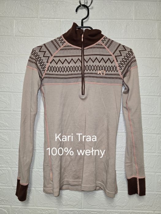 Bluzka termiczna Kari Traa-S-100% wełny