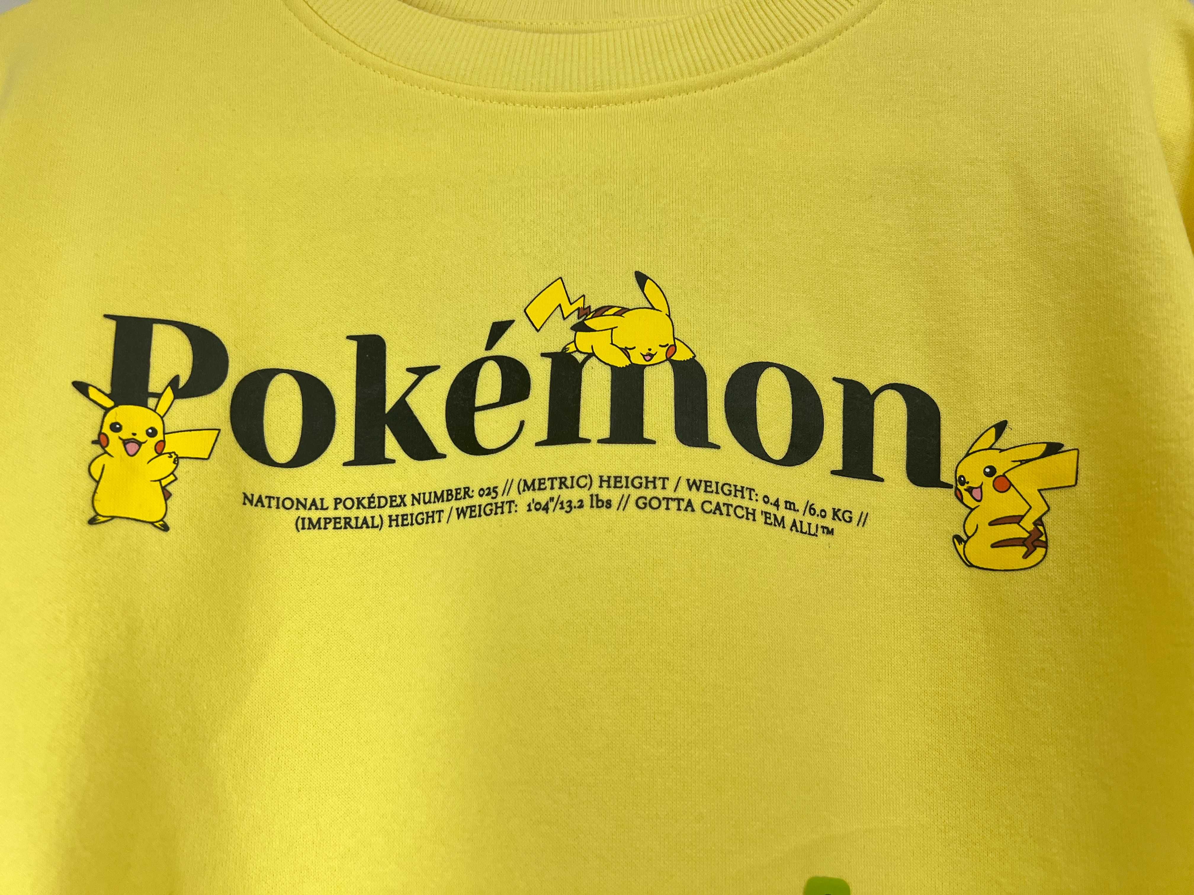 Żółta bluza Pokemon nowa Pikatchu House