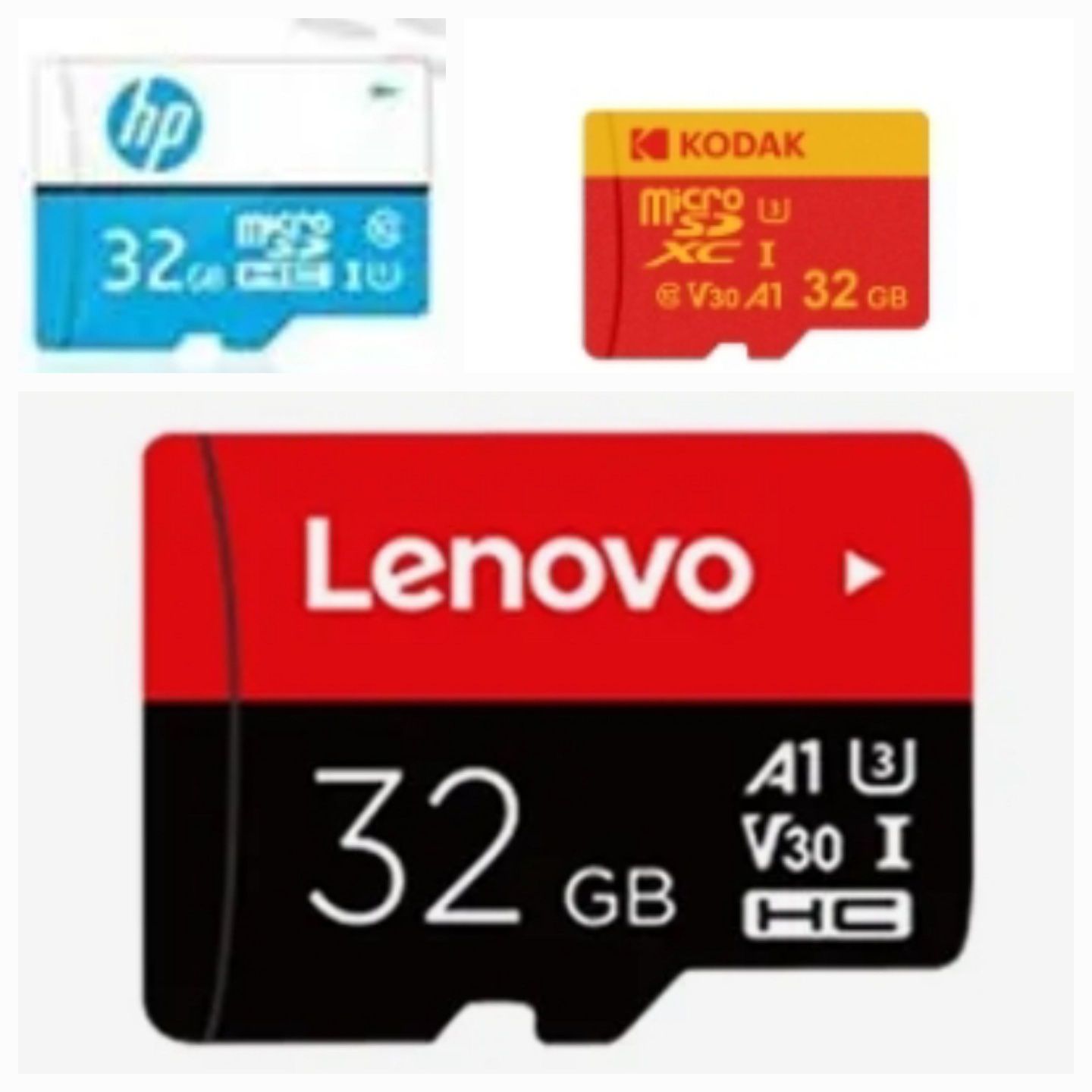 NOWE oryginalne karty microSDHC/SDXC v10 firmy HP, KODAK, LENOVO