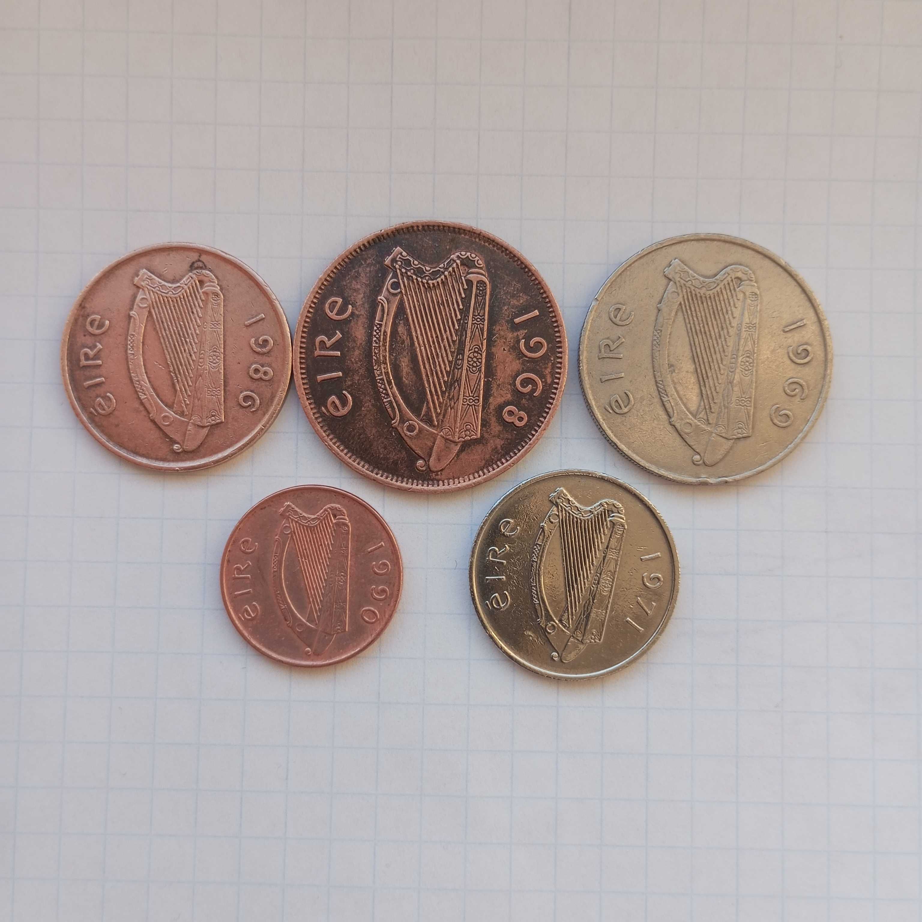 Продам наборы монет Великобритании, Ирландии, Нидерланды, Люксембург