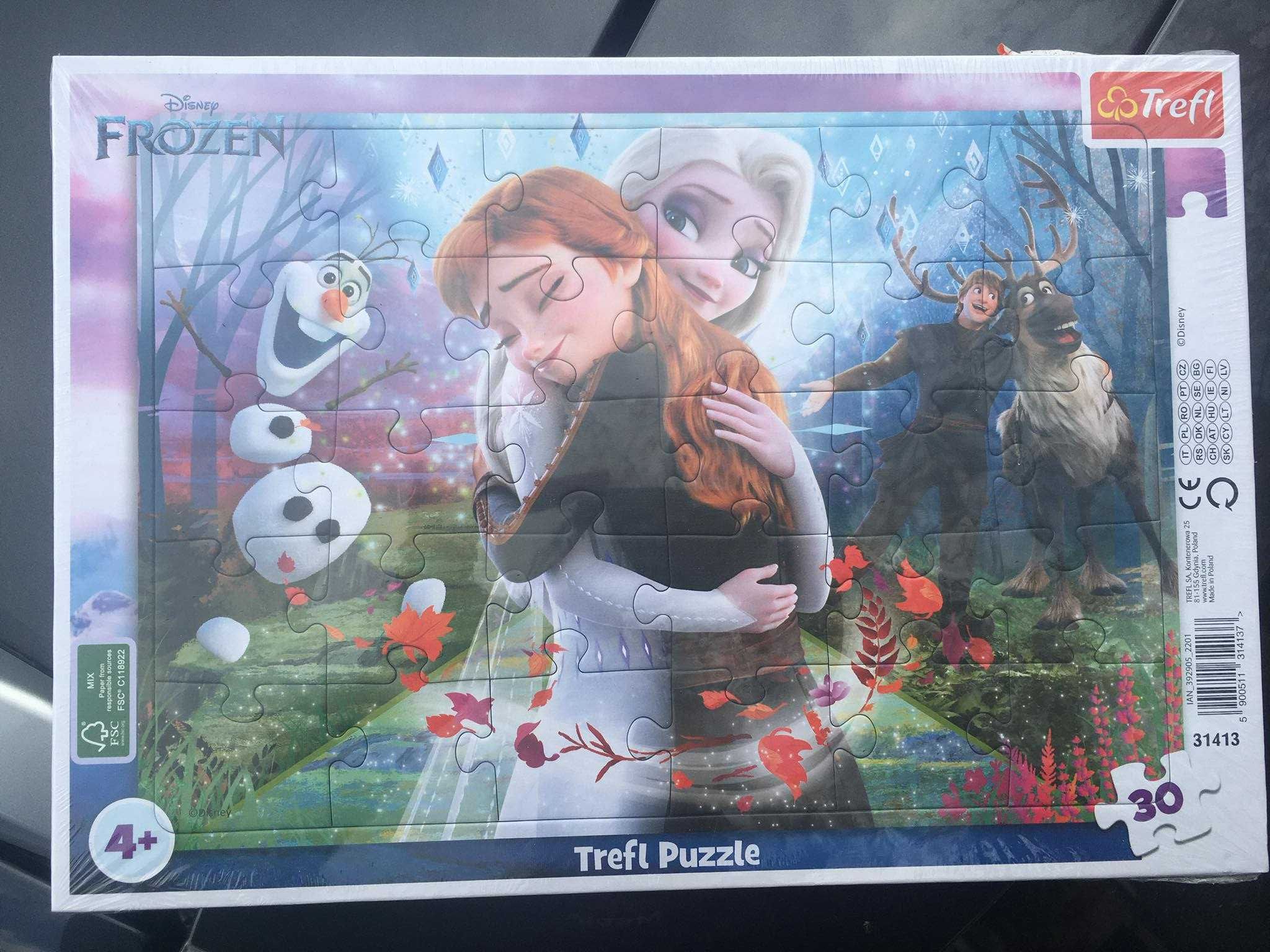 nowe puzzle Kraina Lodu Anna i Elsa