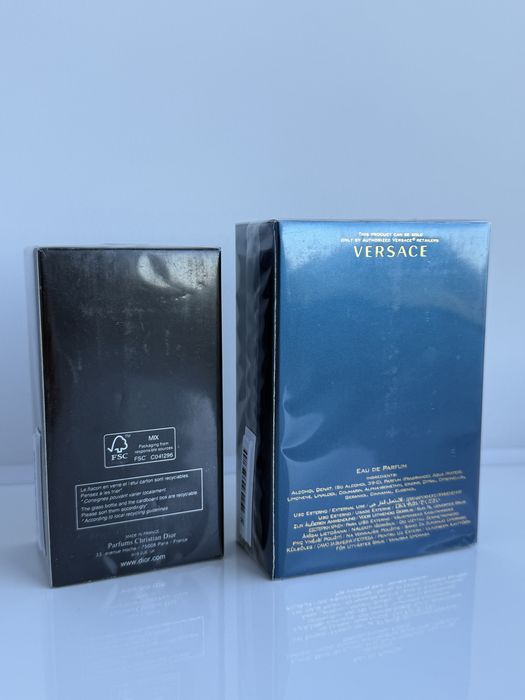 Мужские духи, парфюм Dior Homme Intense, Versace Eros edp 100 ml.