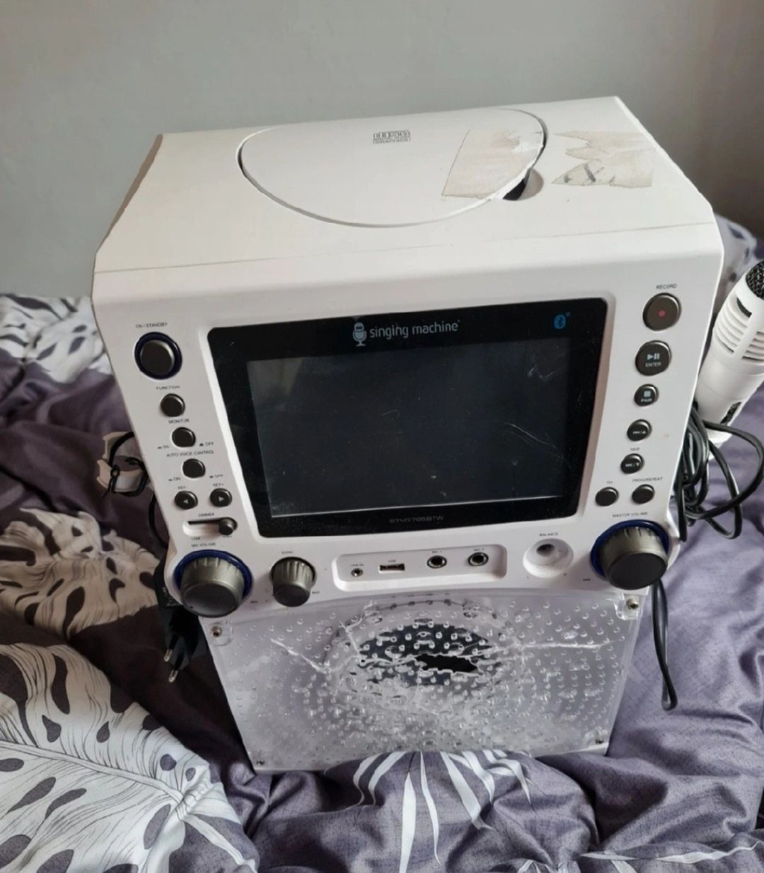 Singing Machine Głośnik STVG785BTW Bluetooth Karaoke System Karaoke