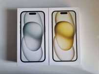 Iphone 15 Plus żółty czarny 128GB i 256GB ZAPLOMBOWANE yellow black