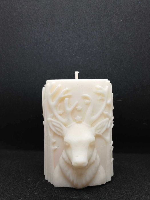 Świeca sojowa zapachowa "Jelonek" duży