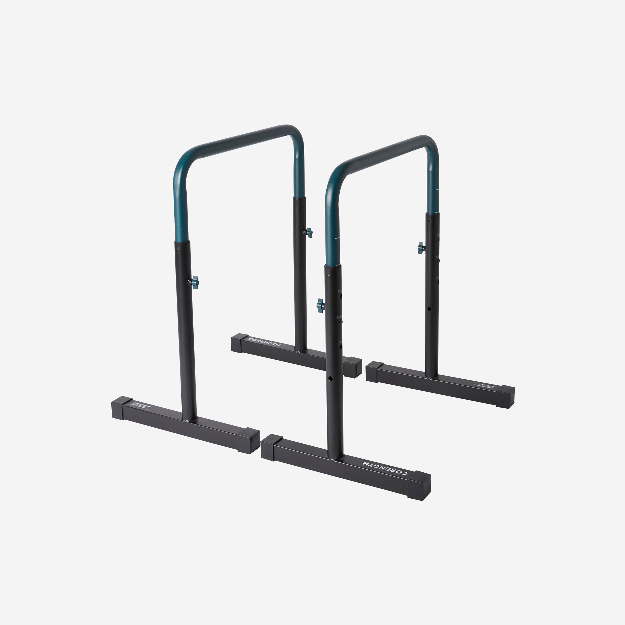 Barras Paralelas Reguláveis e Compactas Musculação TS 100