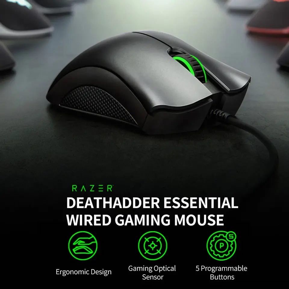 Ціну знижено! Нова запакована мишка RAZER Deathadder з наклейками