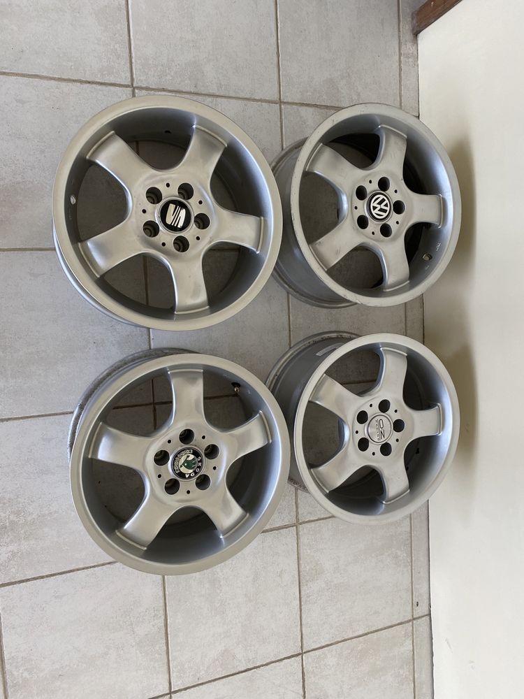 Jantes 15” 5x100  vw seat audi skoda fabia polo ibiza golf