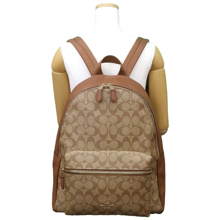 Новий рюкзак Coach Large Charlie Backpack In Signature оригінал