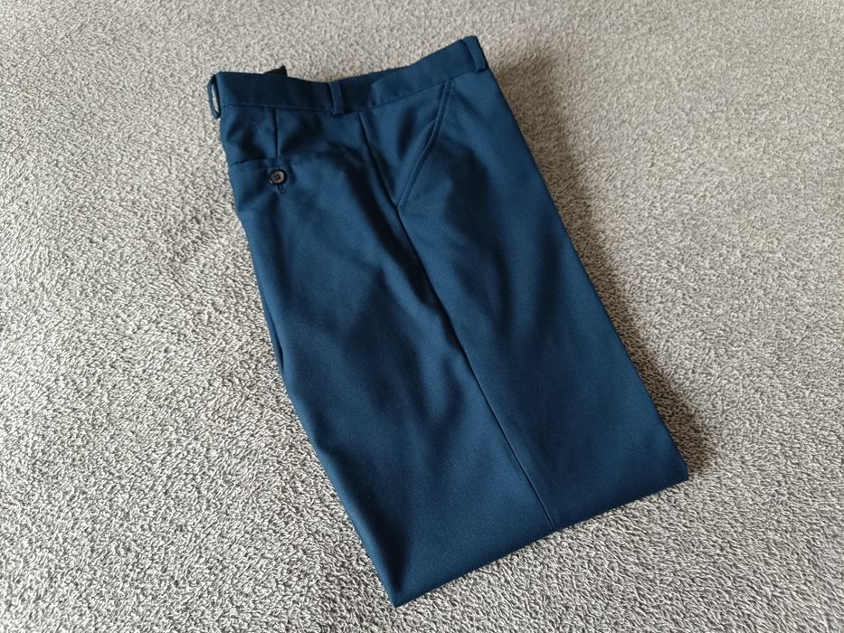 Granatowy garnitur męski The King – rozmiar 48S (170/96/84)